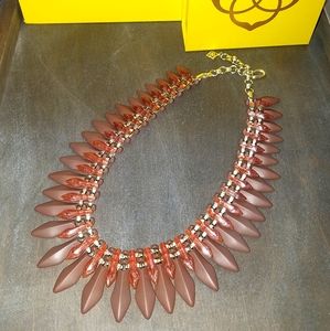 Kendra Scott ☆ Lazarus Brown Statement Necklace